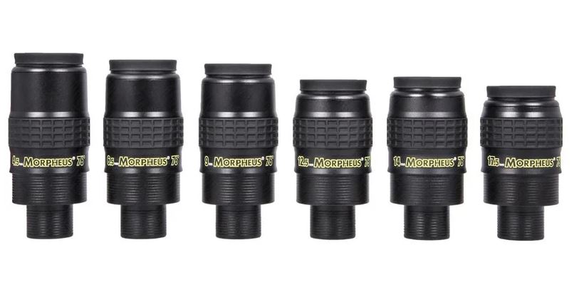 Baader Complete Set of Morpheus 76° eyepieces 4.5 / 6.5 / 9 / 12.5 / 14 / 17.5mm