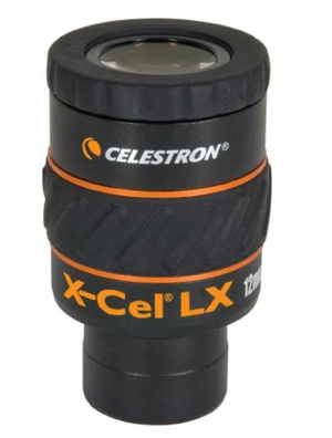 Celestron X-CEL LX SWA 60° eyepiece range