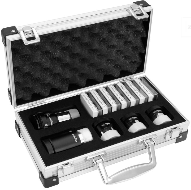 Omegon 1.25" Eyepiece and Filter Accessories Set with Aluminium Carry Case