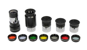 Omegon 1.25" Eyepiece and Filter Accessories Set with Aluminium Carry Case